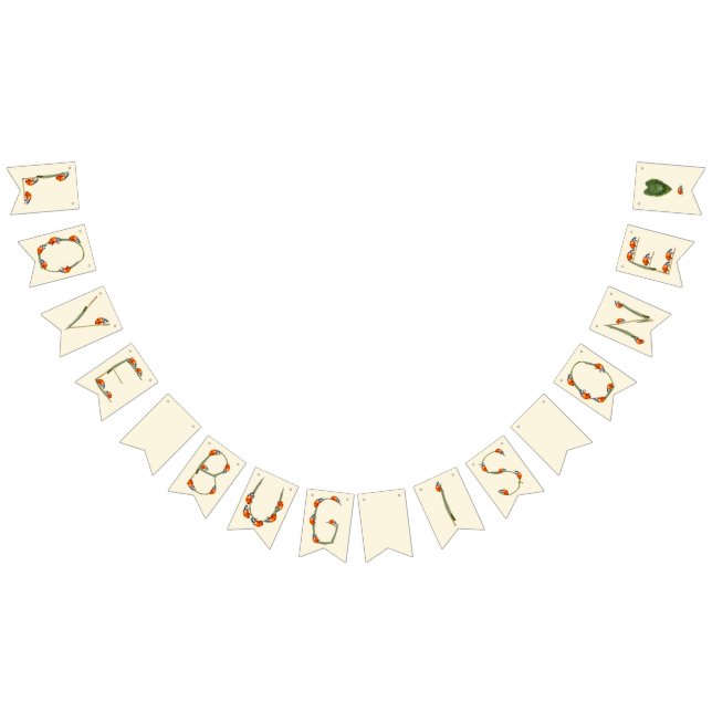 Bannière À Fanions Fête d'anniversaire de Ladybug - 1er anniversaire  (Tout)