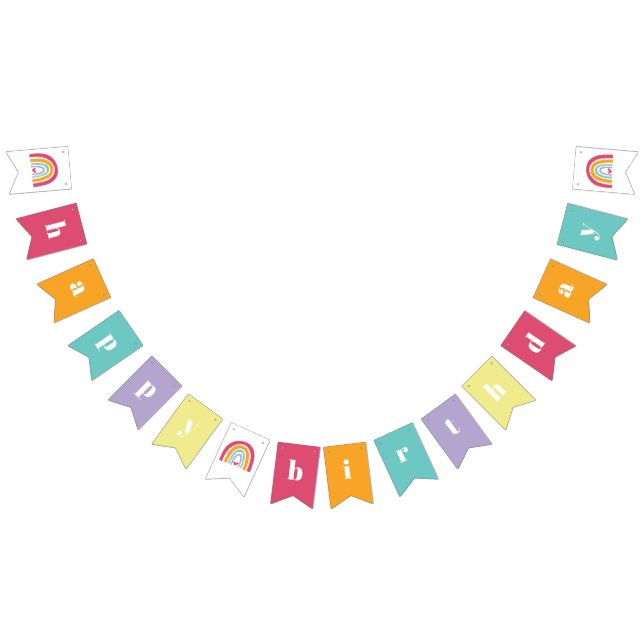 Bannière À Fanions Fête d'anniversaire de Rainbow Bright  (Tout)