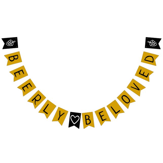 Bannière À Fanions Fête de Mariage et Enterrement de Vie de Jeune Fil (Tout)