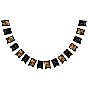 Bannière À Fanions Fête des mères, photo personnalisée