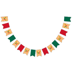 Bannière À Fanions Fête des Mexicains Morts