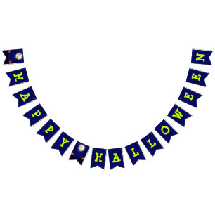 Bannière À Fanions Fête du costume d'Halloween