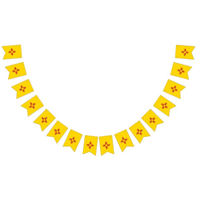 Bannière À Fanions Flag du Nouveau-Mexique (Tout)