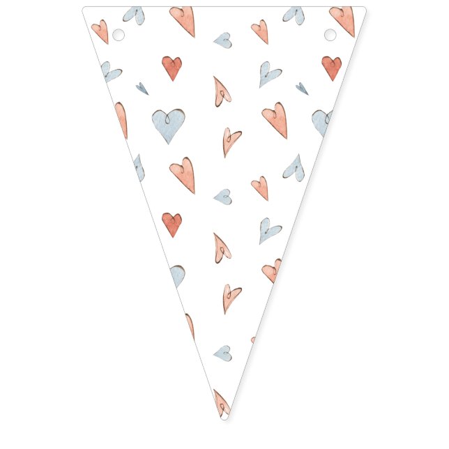 Bannière À Fanions Flags - Hearts Pattern (Premier drapeau)