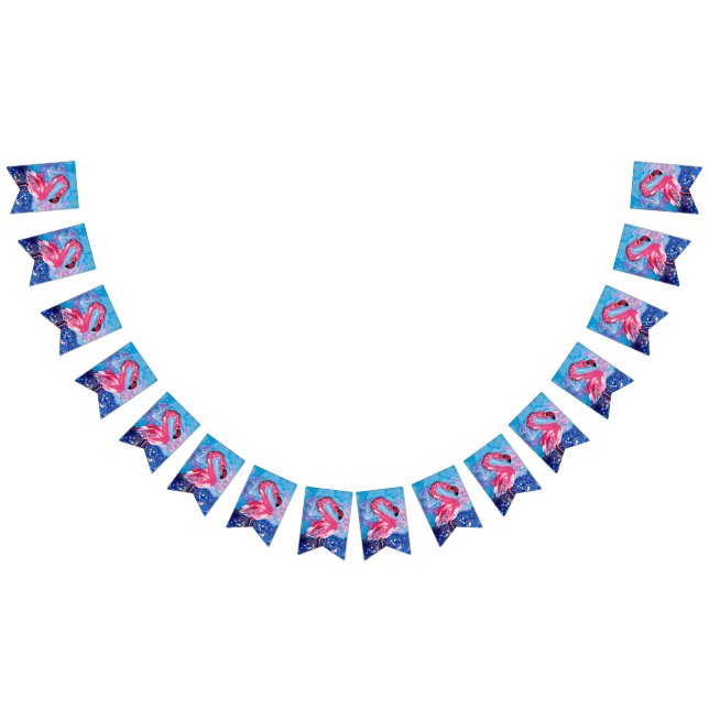 Bannière À Fanions Flamingo (Tout)
