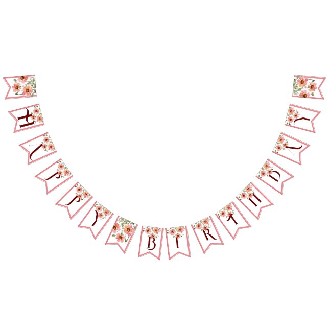 Bannière À Fanions Fleur sauvage (Tout)