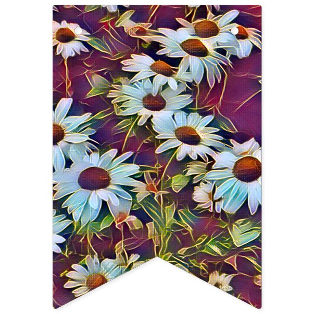 BANNIÈRE À FANIONS FLEURS DU JOUR (Premier drapeau)
