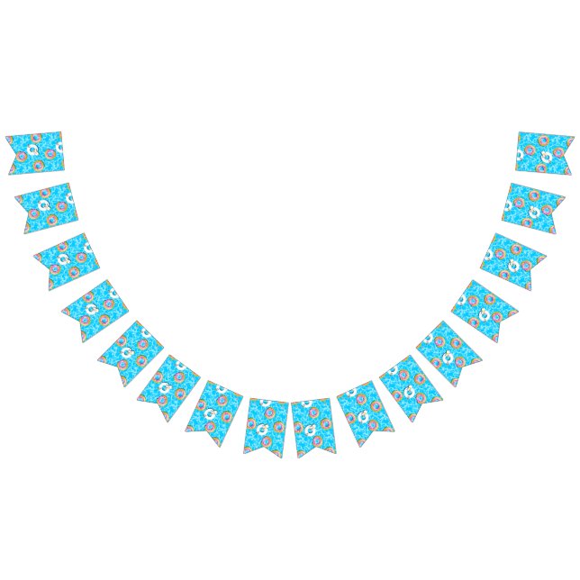 Bannière À Fanions Flottes Unicorne & Donut (Tout)