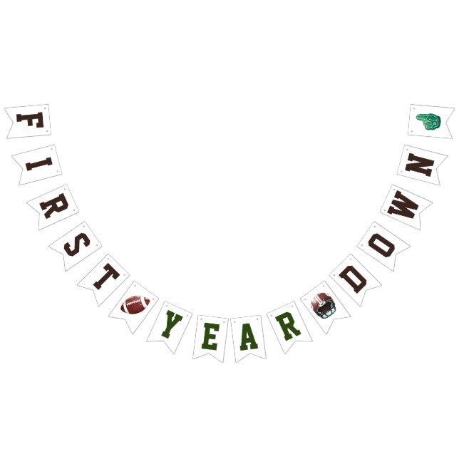 Bannière À Fanions Football de première année (Tout)