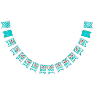 Bannière À Fanions Fraise Boy Premier anniversaire Jalons Photos