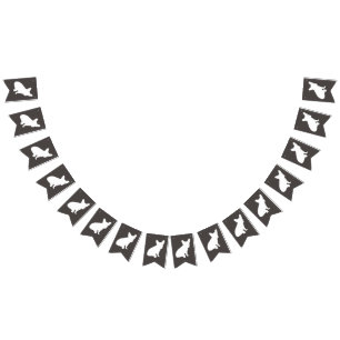 Bannière À Fanions French Bulldog Theme Party - Baby shower neutre