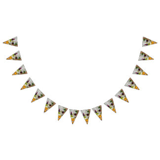 Bannière À Fanions Fromage et vin