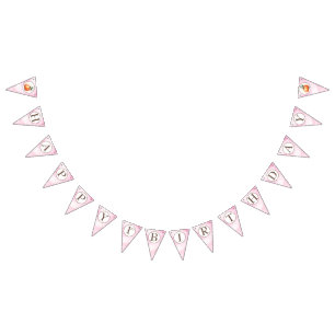 Bannière À Fanions Girl Little Citrouille Anniversaire Bunting