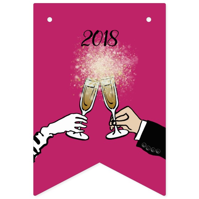 Bannière À Fanions Glamour 2018 (Troisième drapeau)