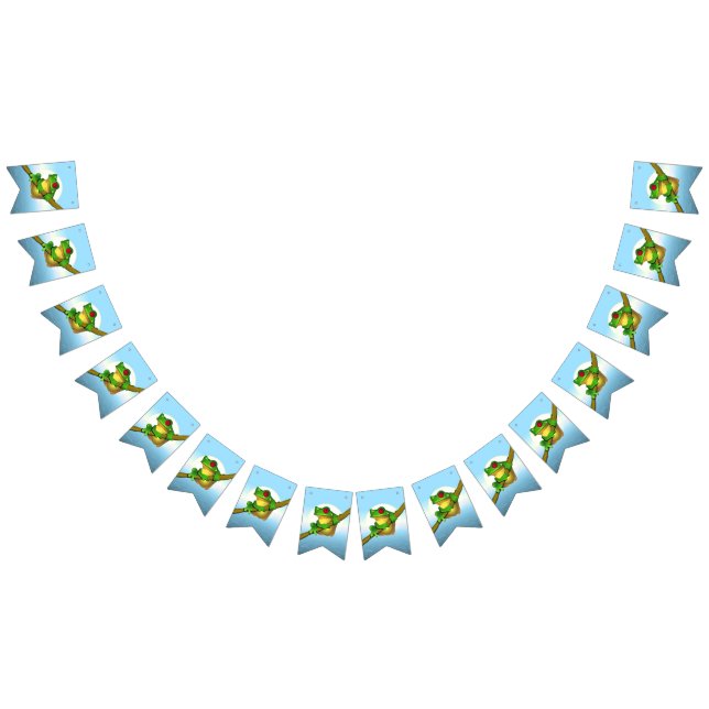 Bannière À Fanions Grenouille (Tout)