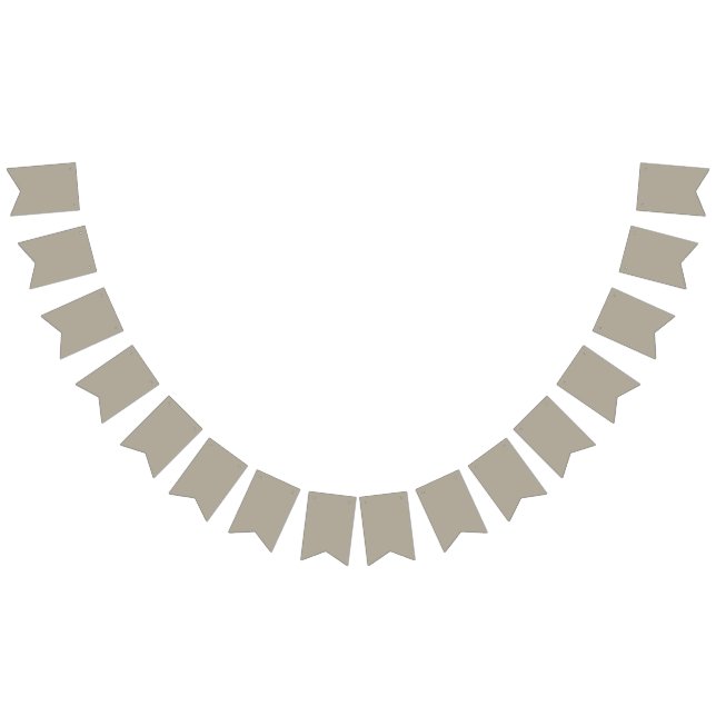 Bannière À Fanions Gris-beige (Tout)