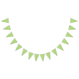 Bannière À Fanions Grunge Lime Texture verte