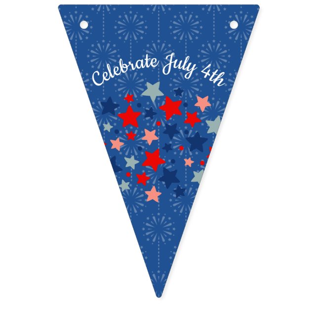 Bannière À Fanions Guirlande du 4 juillet (Premier drapeau)