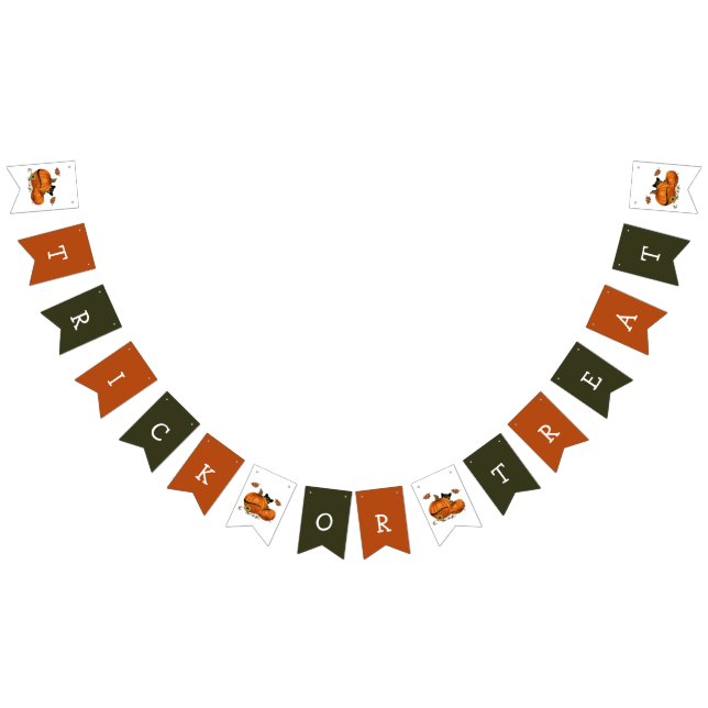 Bannière À Fanions Halloween style pays (Tout)