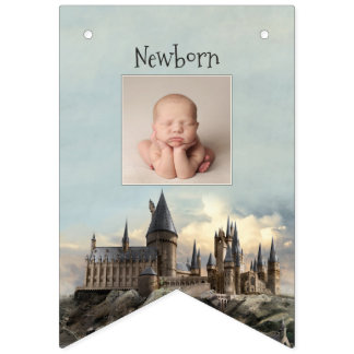 Bannière À Fanions Harry Potter 1er anniversaire 12 mois Photo Buntin