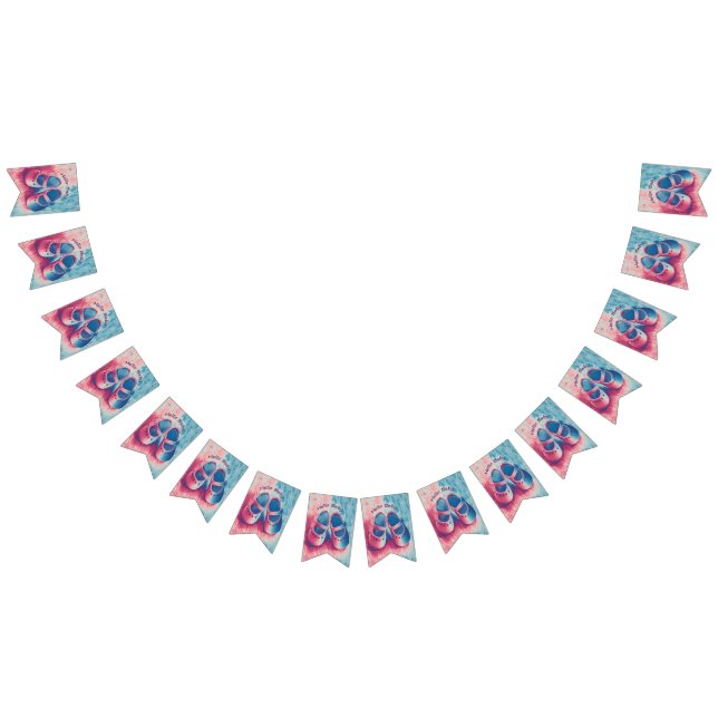 Bannière À Fanions Hello Baby - charmant (Tout)