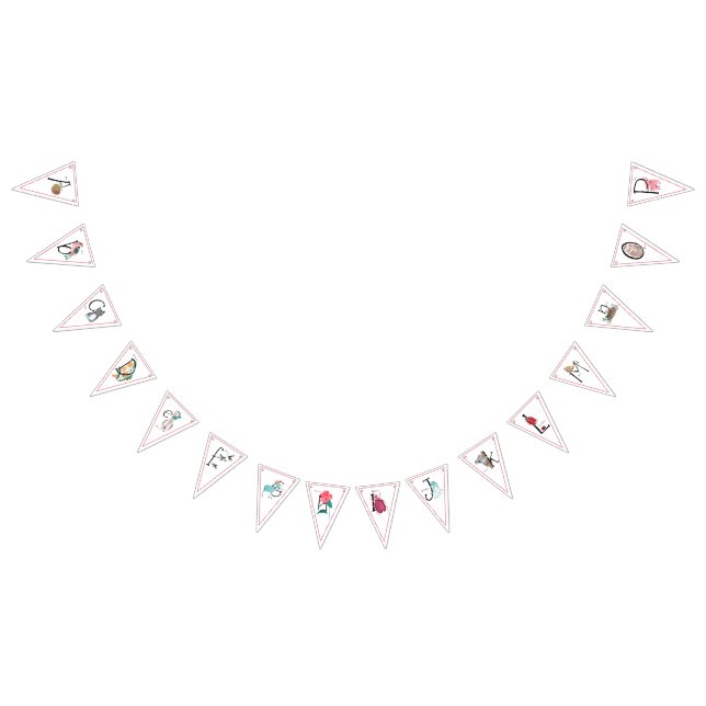 Bannière À Fanions Histoire Alphabet livre abc (Tout)