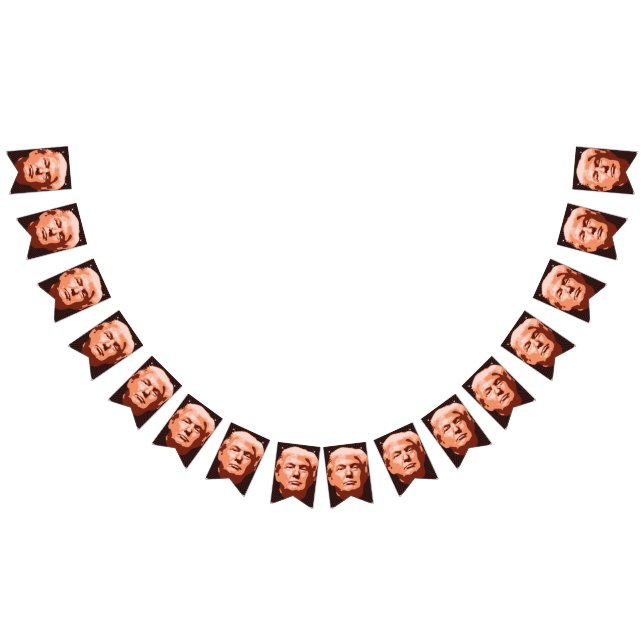 Bannière À Fanions Inauguration de Trump 2017 (Tout)