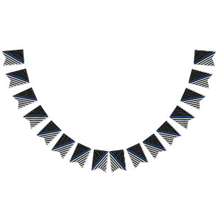 Bannière À Fanions Indicateur d'application de la loi de la Ligne ble