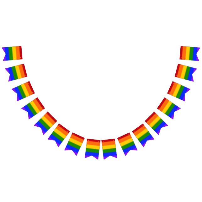 Bannière À Fanions Indicateur Gay pride d'échec v2 (Tout)