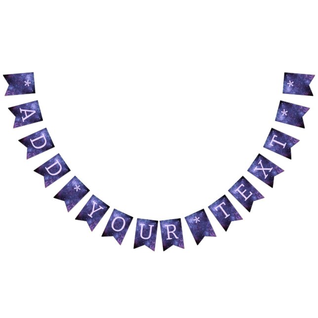 Bannière À Fanions Indicateurs de Bunting de thème d'espace (Tout)