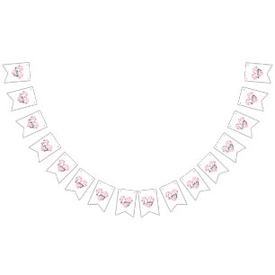 Bannière À Fanions J'aime Lucy