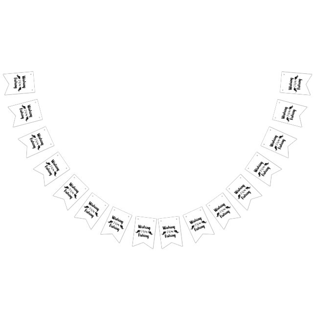 Bannière À Fanions J'aimerais pêcher une citation drôle (Tout)