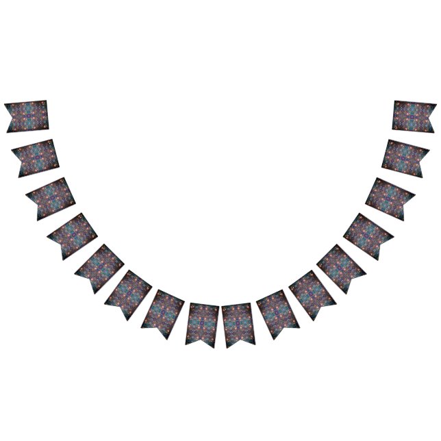 Bannière À Fanions Jardin rose (Tout)