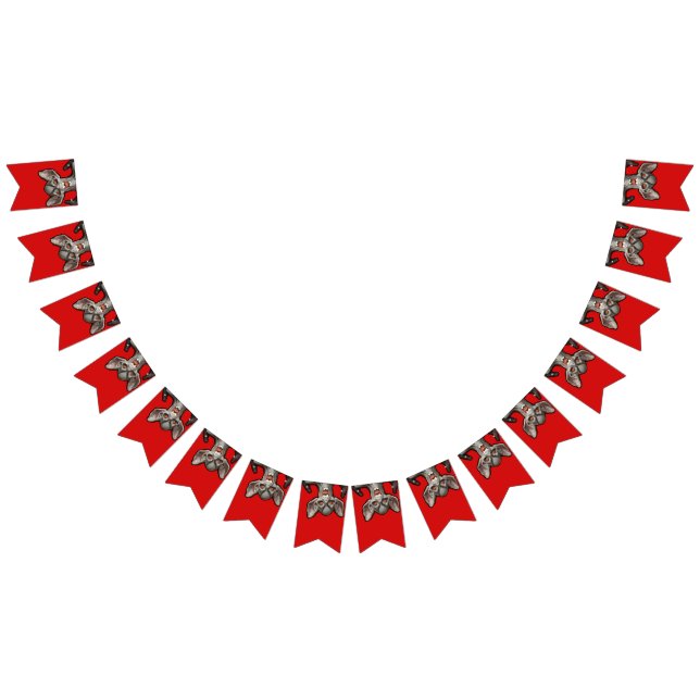 Bannière À Fanions Je serai en attente. . . (Tout)