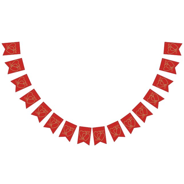 Bannière À Fanions je t'aime (Tout)