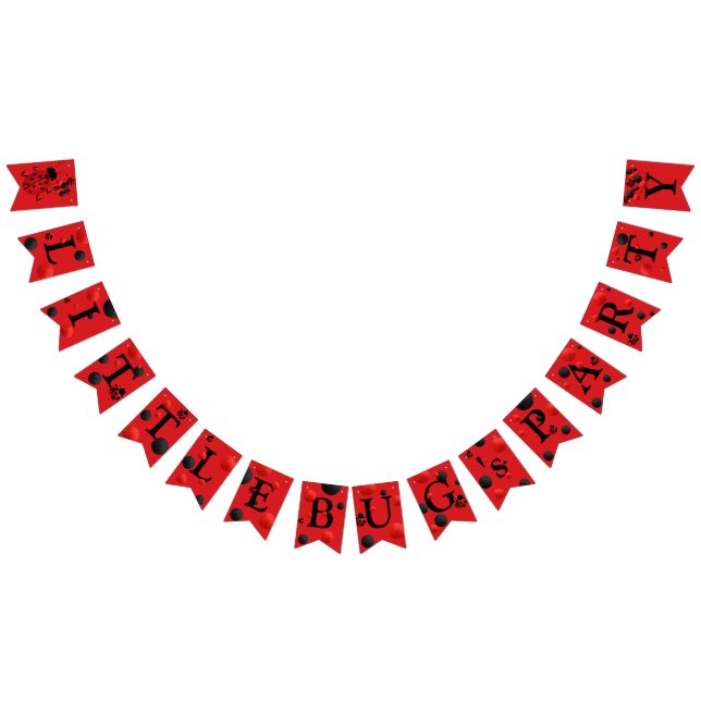 Bannière À Fanions Jolie dame Bug-Anniversaire-Baby shower-Fête à thè (Tout)