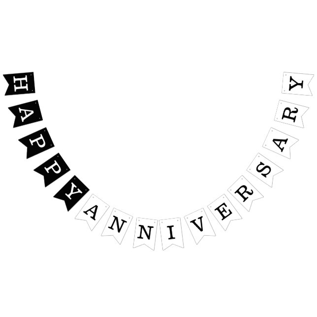 Bannière À Fanions Joyeux anniversaire (Tout)