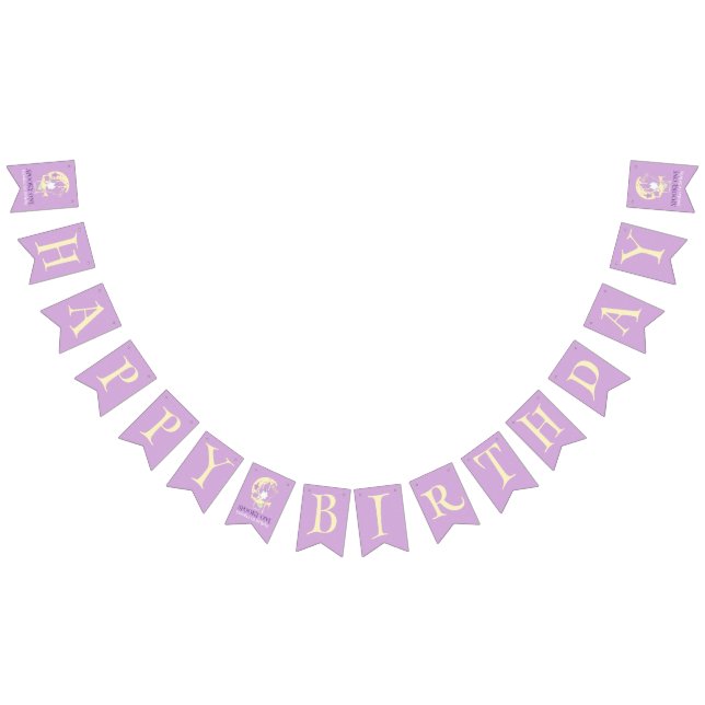 Bannière À Fanions Joyeux Anniversaire Éffrayant Un Fantôme Lune Boo  (Tout)