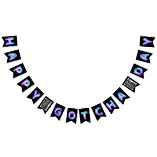 Bannière À Fanions Joyeux Gotcha Day Ballons Your Pets Photo