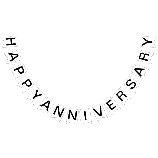 Bannière À Fanions Joyeux raz-de-marée personnalisé (Tout)