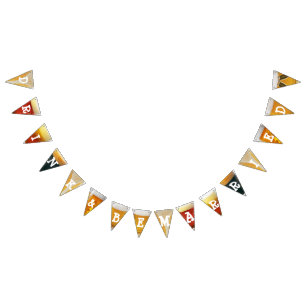 Bannière À Fanions La boisson et soit mariée épousant la décoration