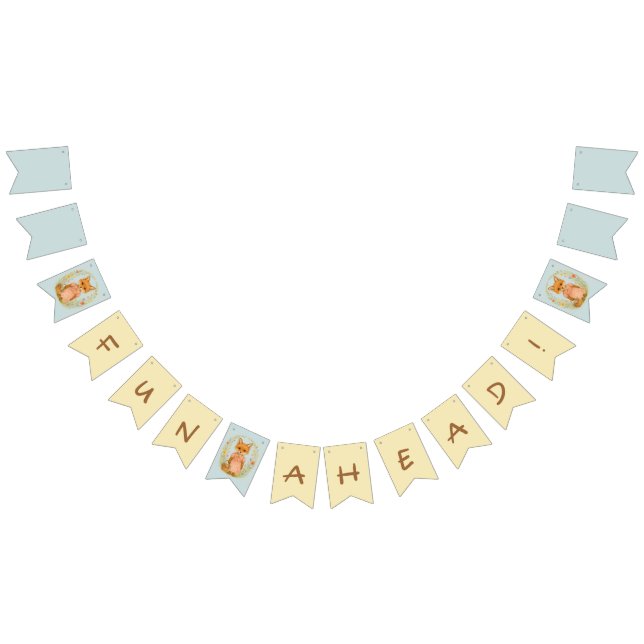 Bannière À Fanions La Fête Bleue de Lil Lily (Tout)
