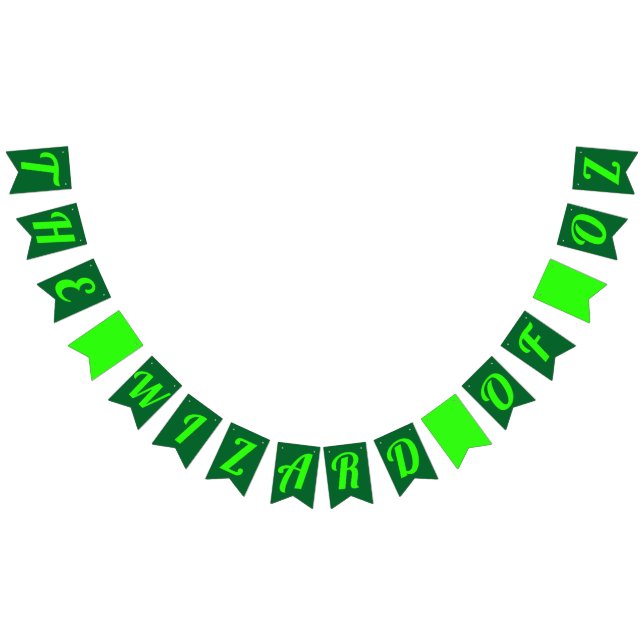 BANNIÈRE À FANIONS L'ASSISTANT D'OZ (Tout)