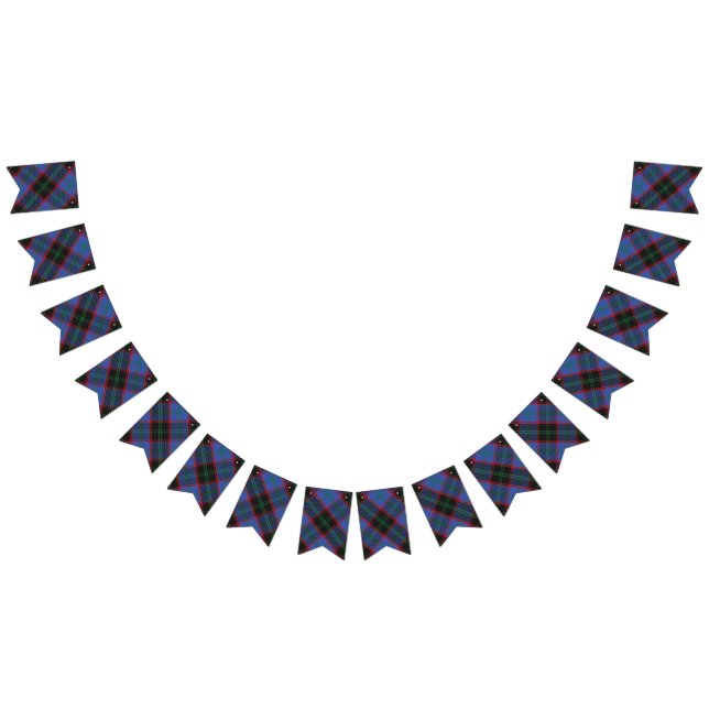 Bannière À Fanions Le clan écossais autoguident le tartan de Hume (Tout)
