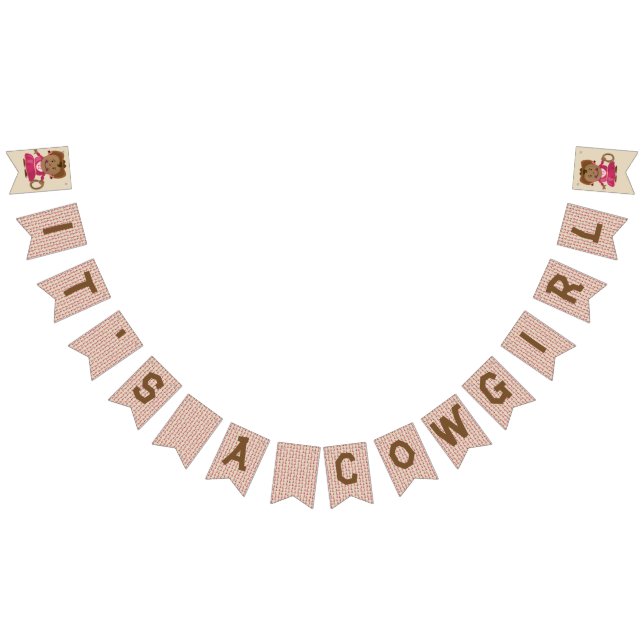 Bannière À Fanions Le genre de cow-girl ou de cowboy indiquent des (Tout)