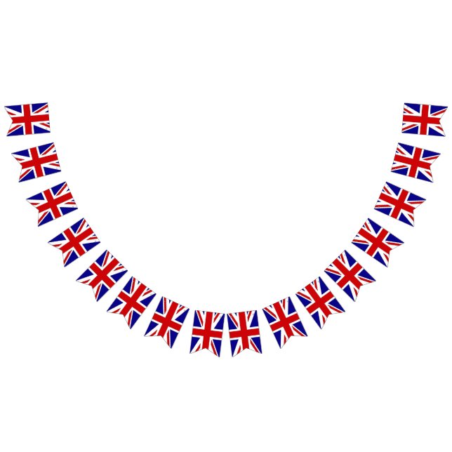 Bannière À Fanions Le roi Charles Coronation Union Jack British Bunti (Tout)