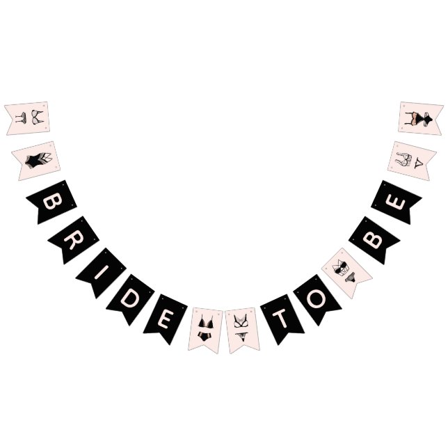 Bannière À Fanions Lingerie de Mariée à Marier Enterrement de Vie de  (Tout)