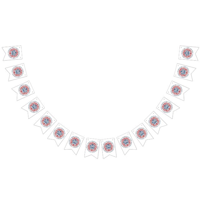 Bannière À Fanions Logo du couronnement King Charles III (Tout)