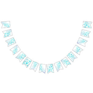 Bannière À Fanions Mariage aquarelle