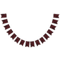 Mariage gothique rouge et noir Rose